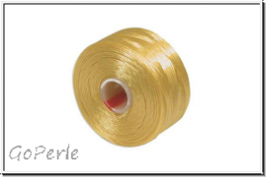 S-Lon, Size D, Beading Thread, Fdelgarn, golden yellow, 1 Spule